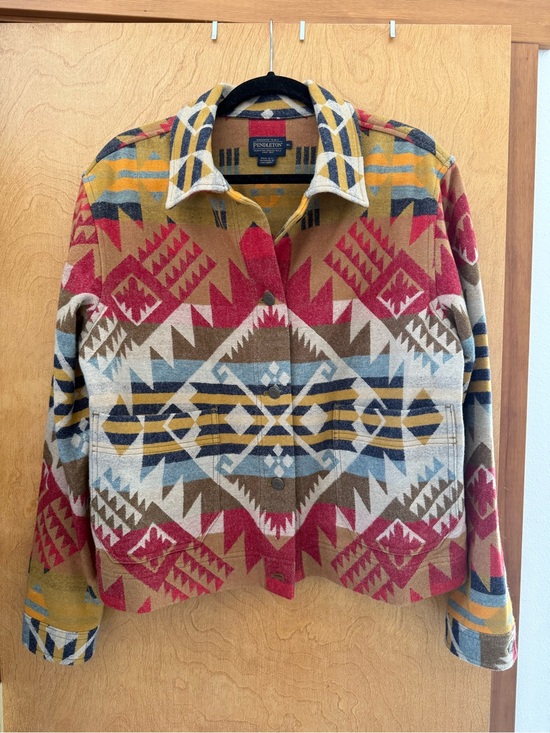 Pendleton Jackets & Blazers - Pendleton Multicolor Aztec Wool Button-Front Jacket